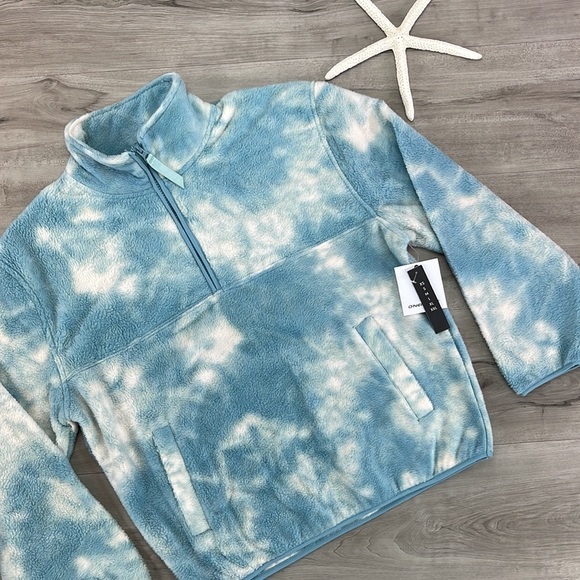 🔆O’NEILL🔆 LUCIE TIE DYE FLEECE SWEATSHIRT SWEATER JACKET - Picture 5 of 13